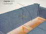 Диван Сатурн ткань Чикого 18 темно-серый