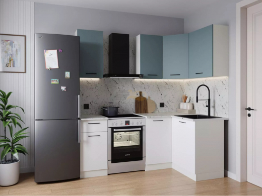 Кухонный гарнитур Ниагара 2000х1200 верх МДФ